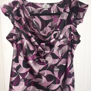 Worthington floral print blouse